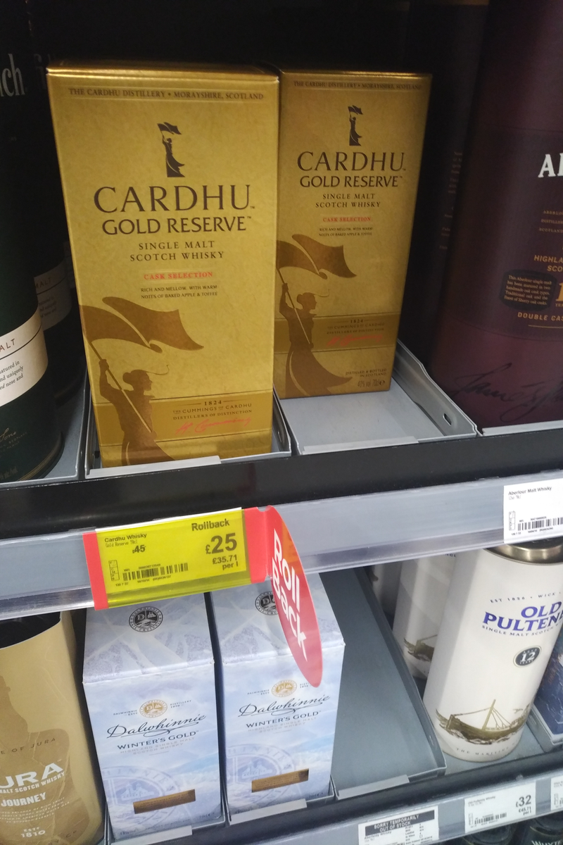 Illustration for article titled Any U.K. OPPOs, price reduced Scotch Whiskies.
